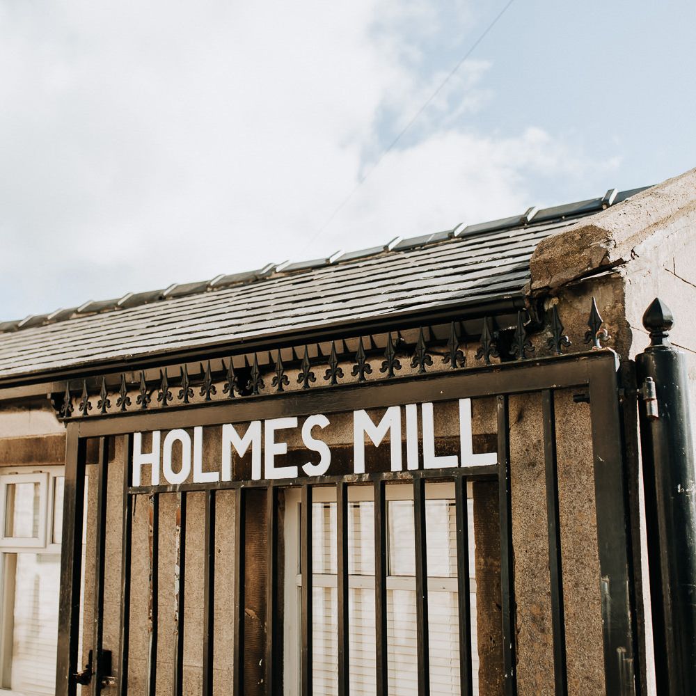 Exterior of Holmes Mill wedding venue in Lancashire