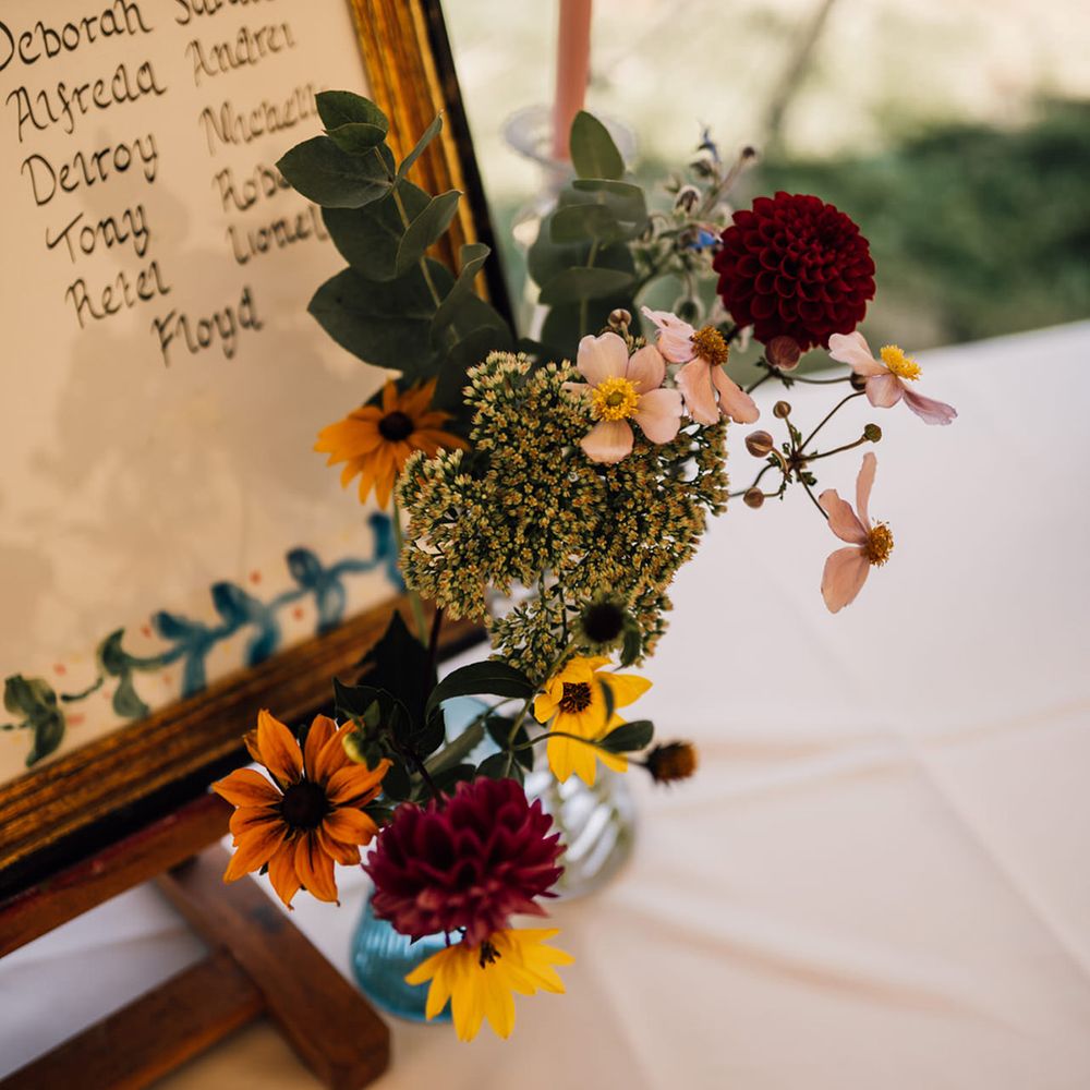 Colourful floral decor 