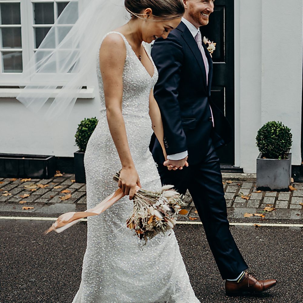 Sequin Maternity Wedding Dress – V Neck Tulle Gown With Short Sleeves, A Line Formal Dress For Pregnant Brides