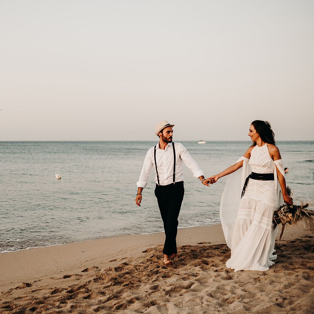 Beach wedding in Italy