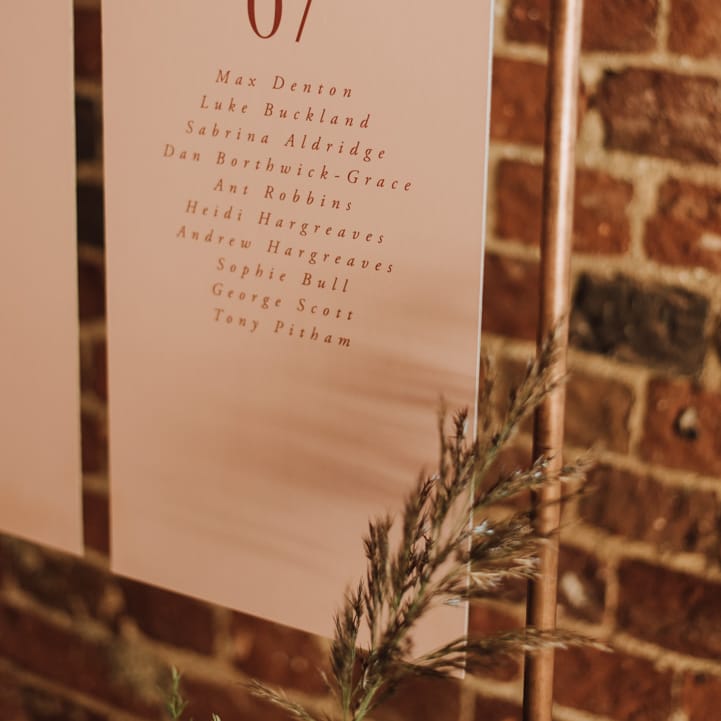 Wedding Signage by For Keeps