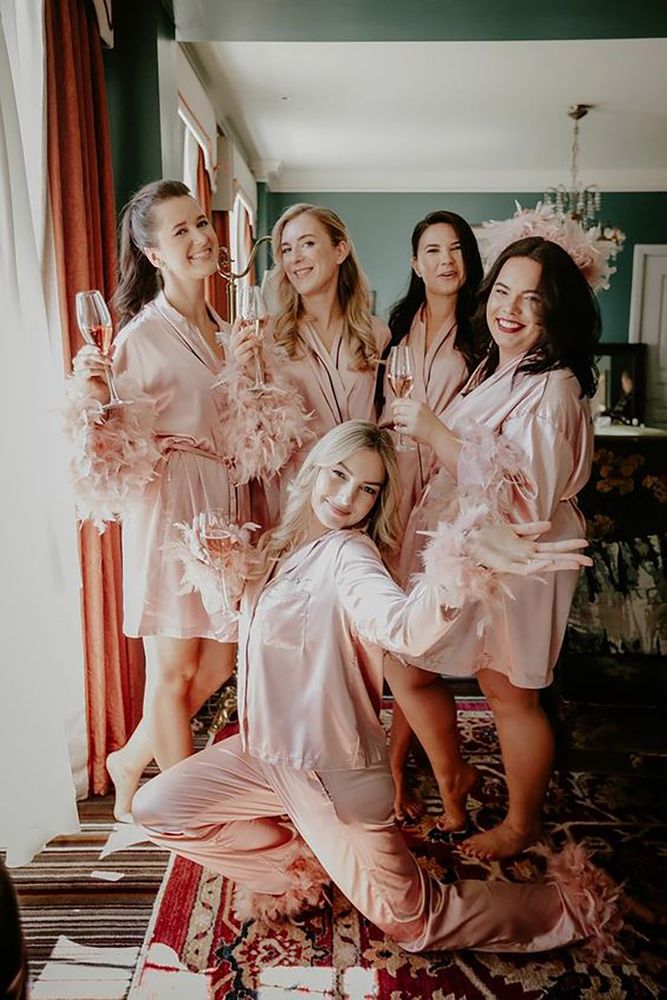 bridesmaid dressing gowns uk Satin Bridal Robe / Silky Bridesmaid Robes / Wedding Robe Kimono / Bridesmaid Gifts Personalized / Bridal Robes / Bachelorette Party {SL}
