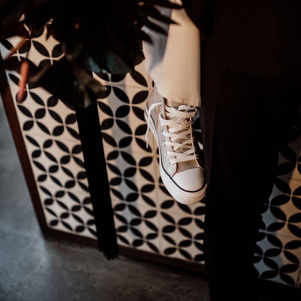 Brides white trainer