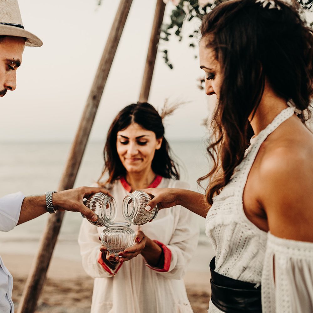Wedding ceremony in Italy