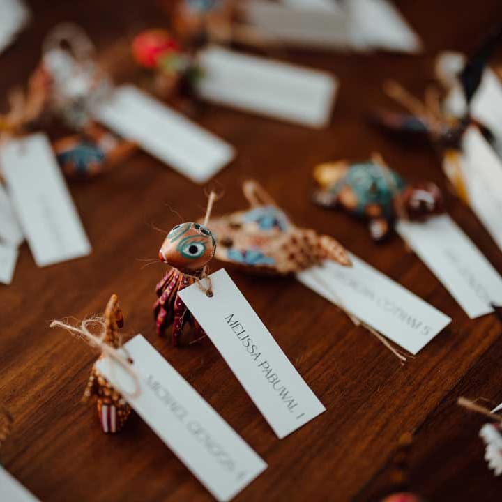 DIY wedding decor alebrijes 