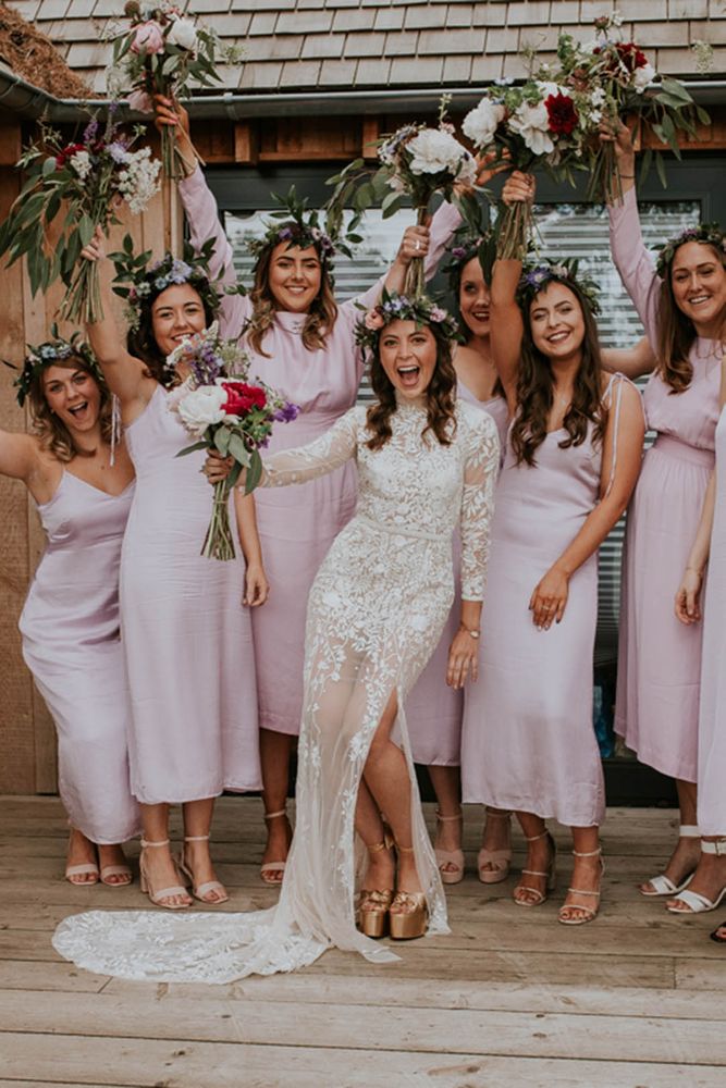 44 Midi Bridesmaid Dresses - Inspiration in Every Colour 44 Midi Bridesmaid Dresses - Inspiration in Every Colour