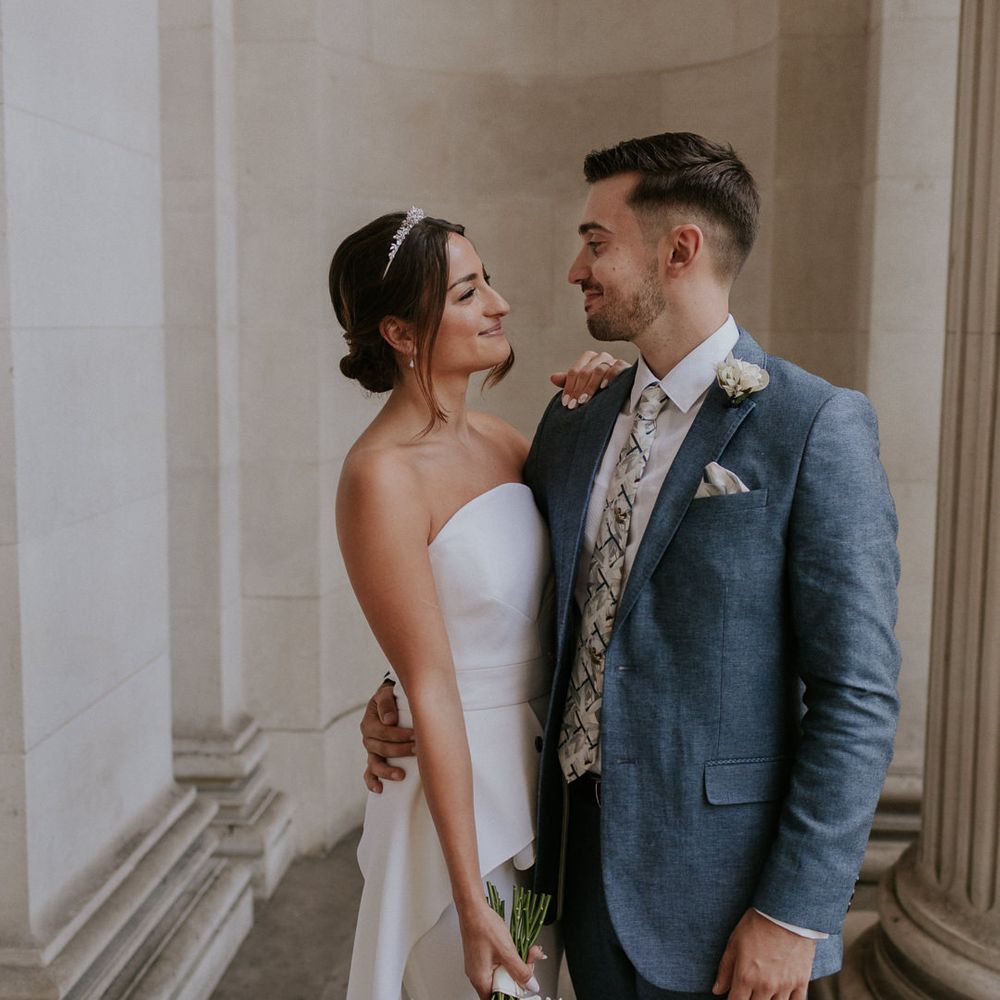 Intimate wedding portrait by Maja Tsolo Photography