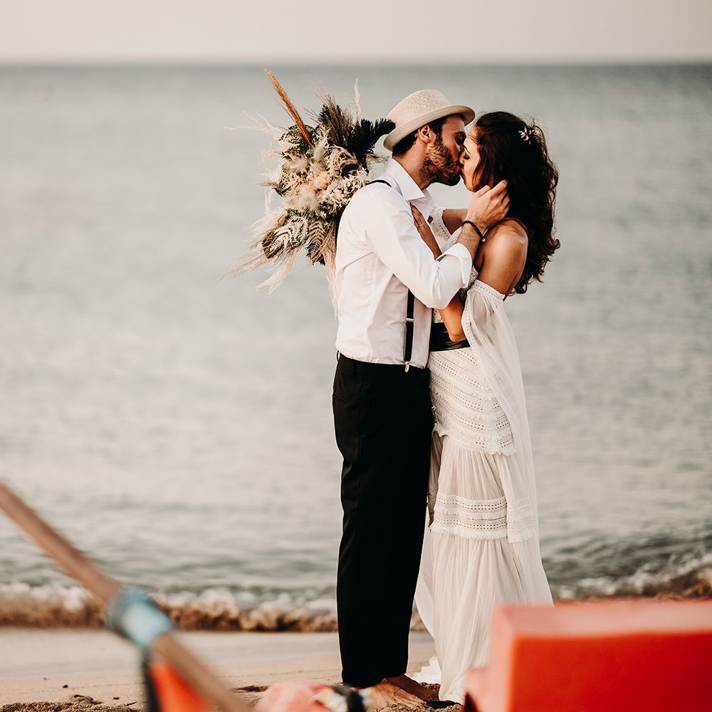 Beach wedding in Italy