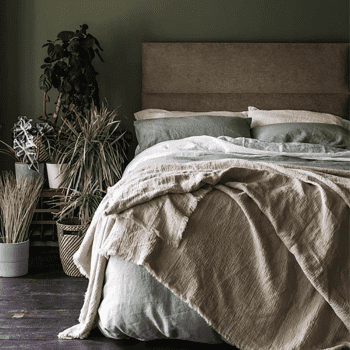Sage green double duvet cover 