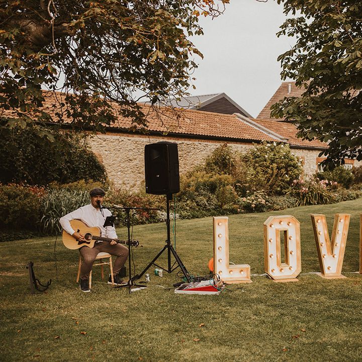 Large light up Love letters for wedding