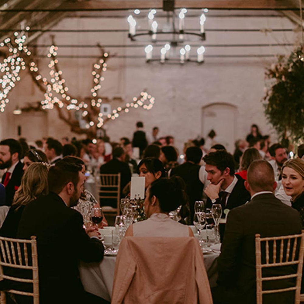 Northern Ireland wedding at Larchfield Estate with rustic 19th-century barn 