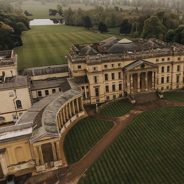 The grounds of Stowe House country house wedding venue in Buckinghamshire