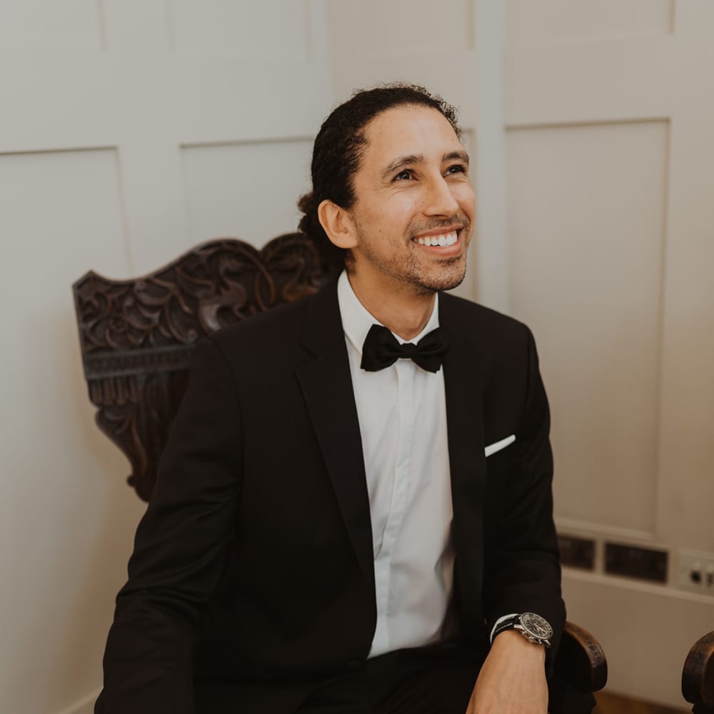 Groom in Tuxedo 