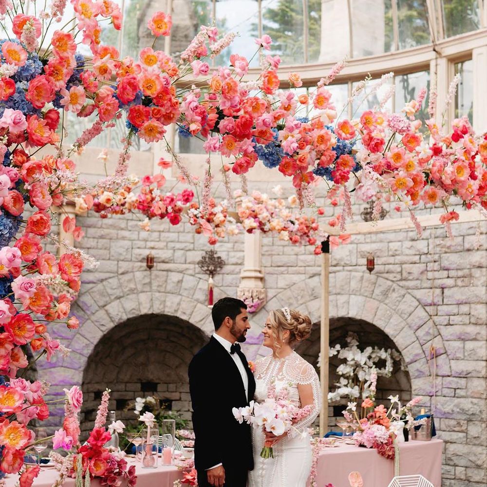 De Vere Tortworth Court wedding with botanical vibes inspired by Morocco 