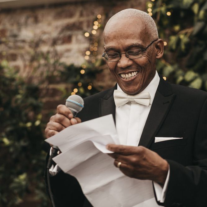 Father of the bride wedding speech at Northbrook Park wedding reception 