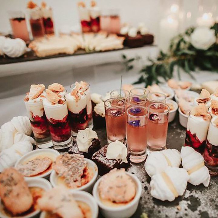 Mini trifle puddings with creme brûlée, brownies and more 