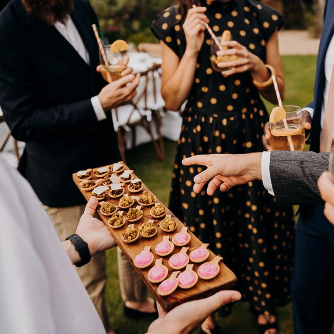 wedding canapés 