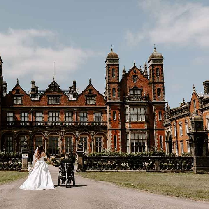 luxury Capesthorne Hall country house wedding venue in Cheshire