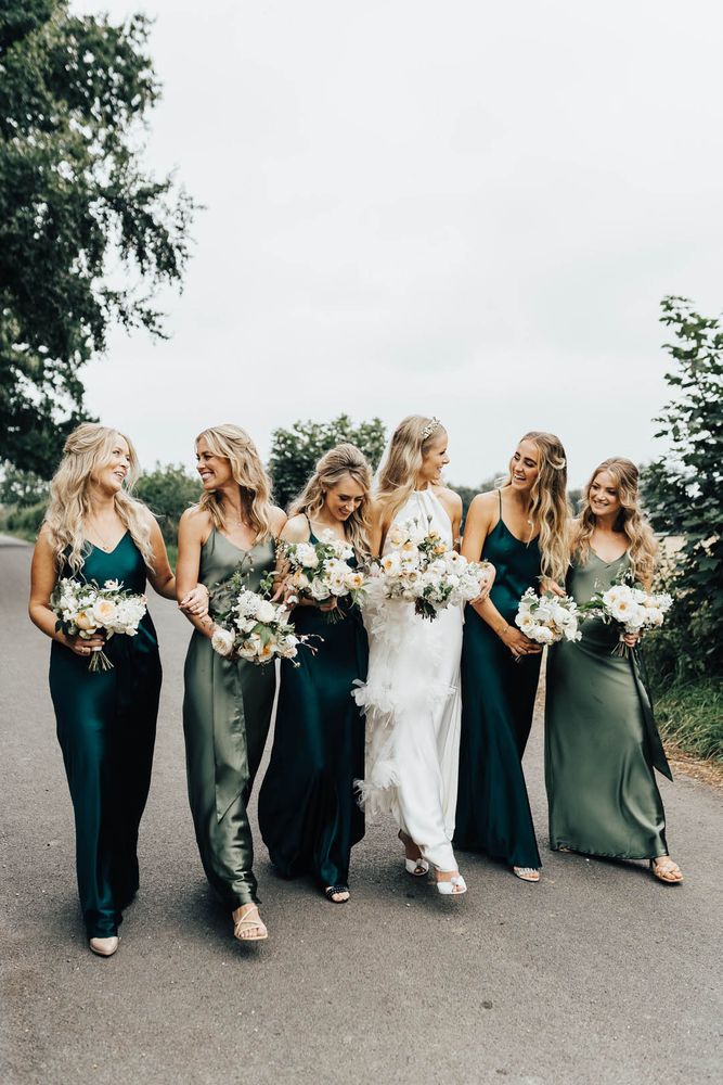 Color Bridesmaid Green Mismatched Bridesmaid Dresses Shades Of Green, Textures, And Styles That Are Uniquely Theirs Color Bridesmaid Green Mismatched Bridesmaid Dresses Shades Of Green, Textures, And Styles That Are Uniquely Theirs