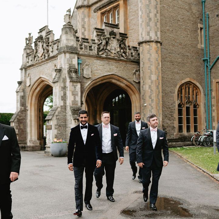Groomsmen at De Vere Tortworth Court wedding 
