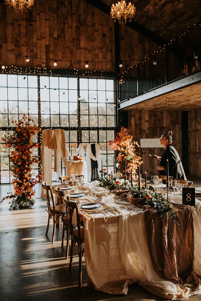 Hidden River Barn Carlisle Autumn Wedding With Orange Colour Scheme