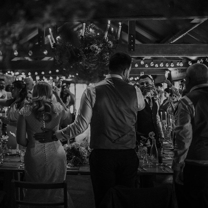 Wedding reception at Dewsall Court 