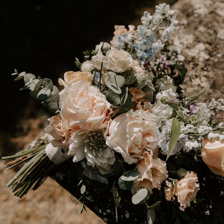 Patel wedding bouquet for the bride with roses 