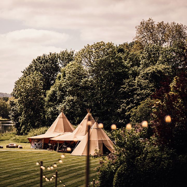 Tipi wedding reception tents 