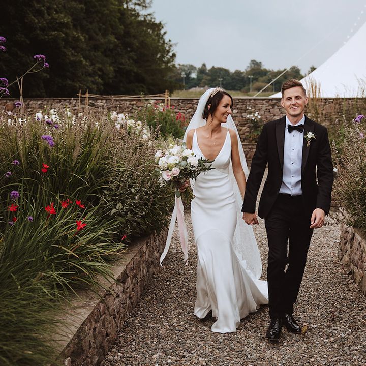Black tie dress code attire at the Casterton Grange Estate wedding 