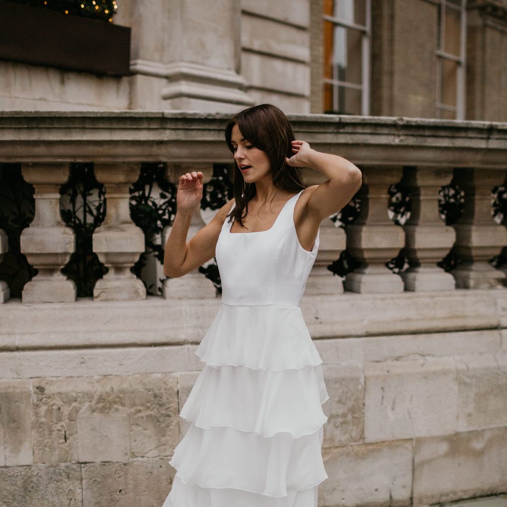 Layered tulle Story Of My Dress wedding dress