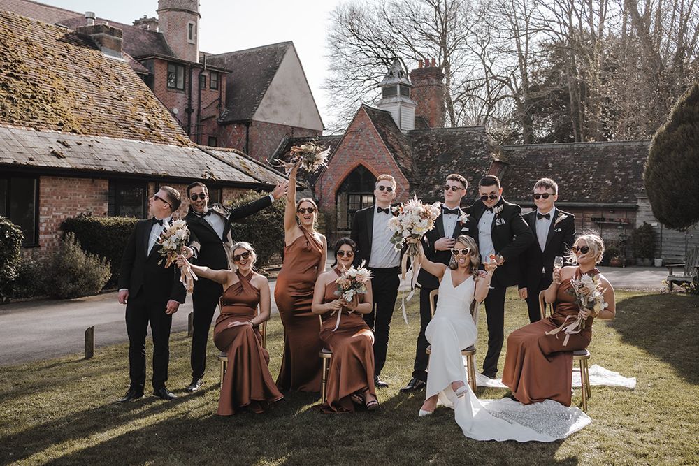 copper bridesmaid dresses uk Copper Penny Bridesmaid Dresses