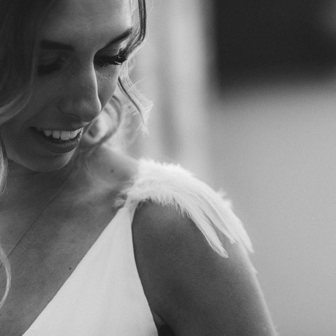 6   Feather dress detail