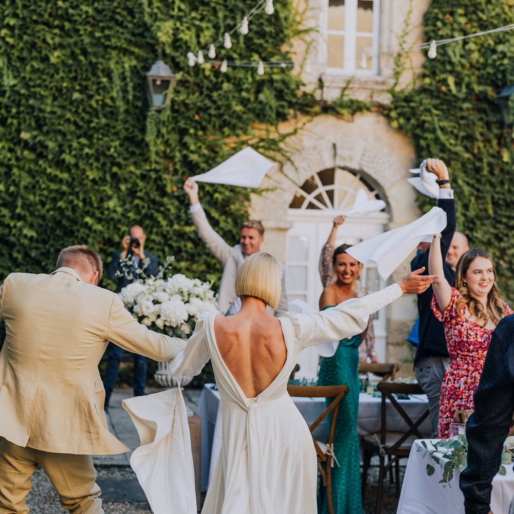 low back wedding dress design by Emma Beaumont for Fresh destination wedding 