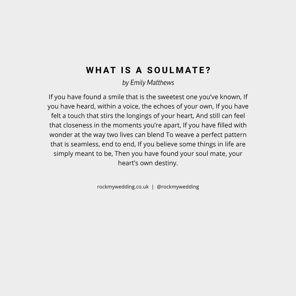 what is a soulmate emily matthews