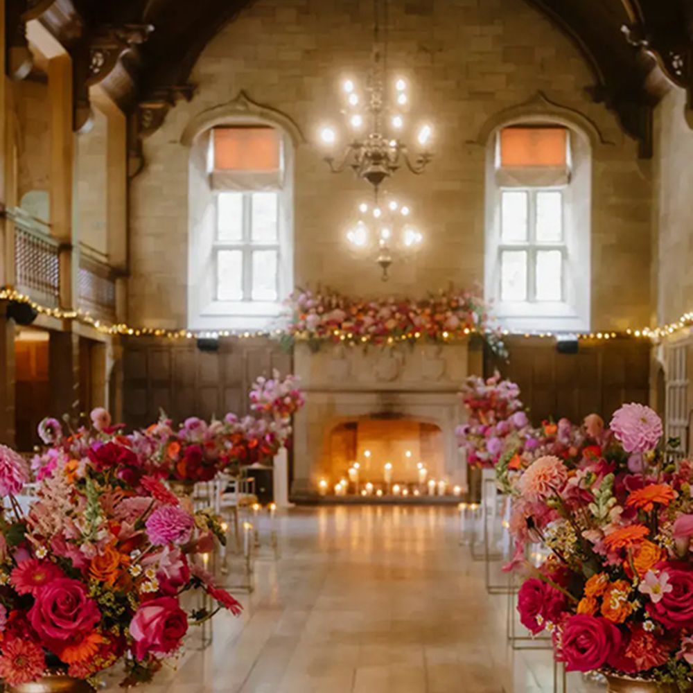 wedding-ceremony-with-colourful-flowers