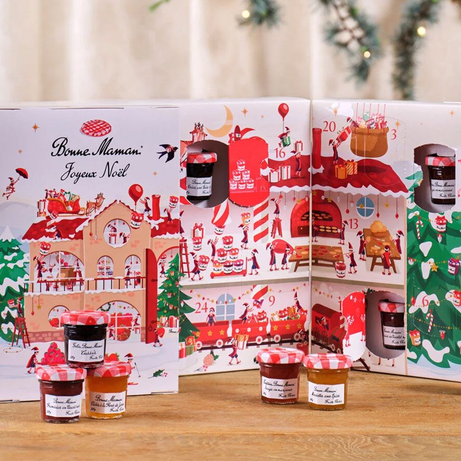 Bonne Maman Preserve Advent Calendar 2025, including mini jars