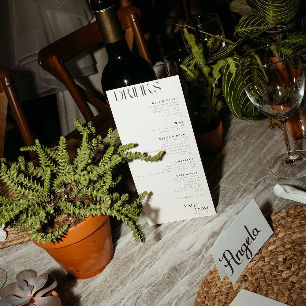 black-and-white-wedding-drinks-menu