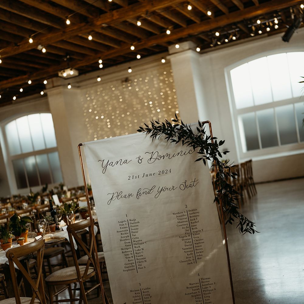 fabric-wedding-table-seating-plan-sign