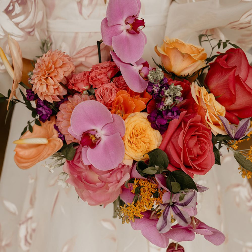 pink-red-and-yellow-wedding-bridal-bouquet