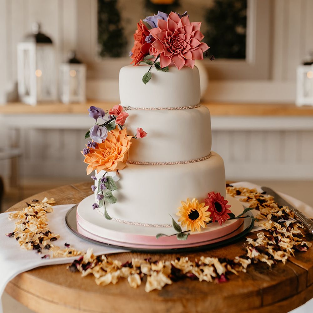 three-tier-white-iced-wedding-cake
