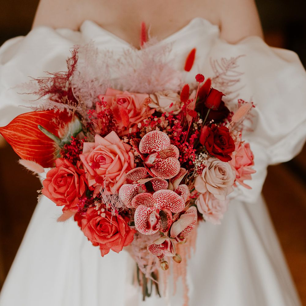 pink-and-red-bridal-bouquet-with-roses