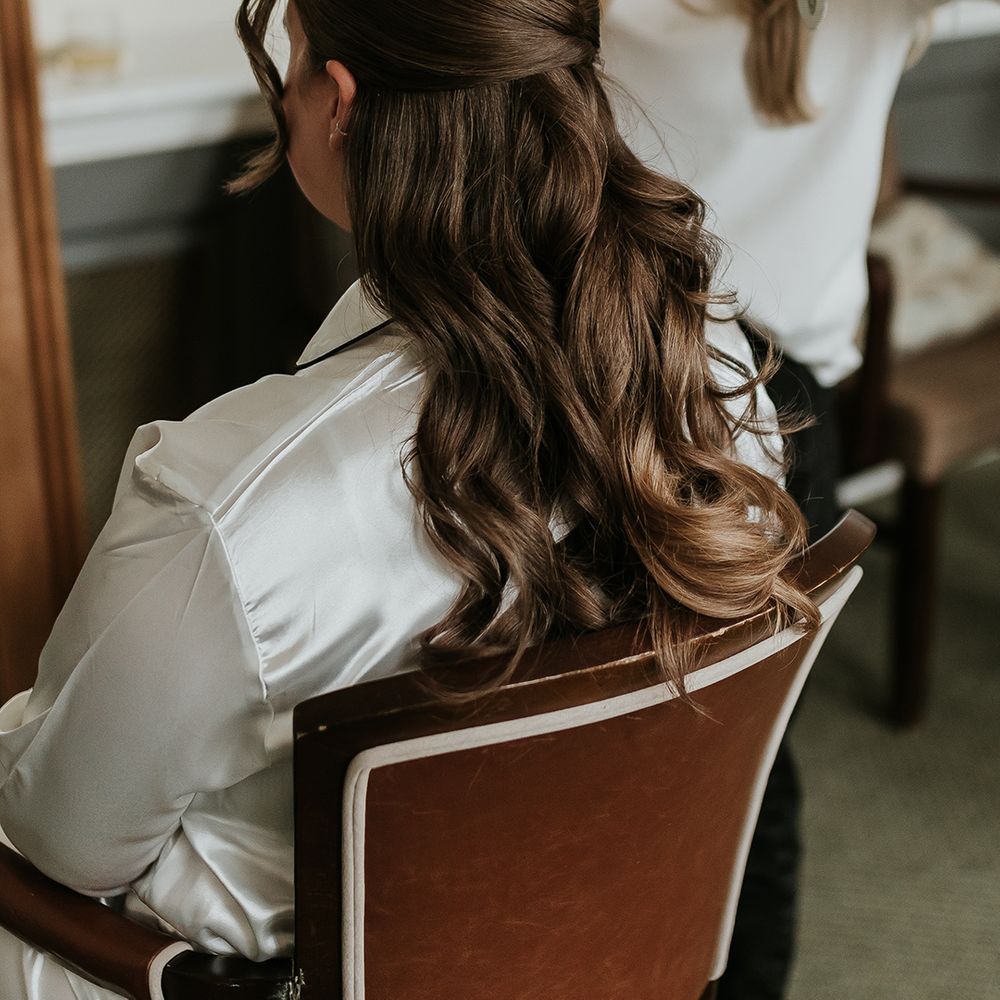 half-up-half-down-bridesmaid-hairstyle