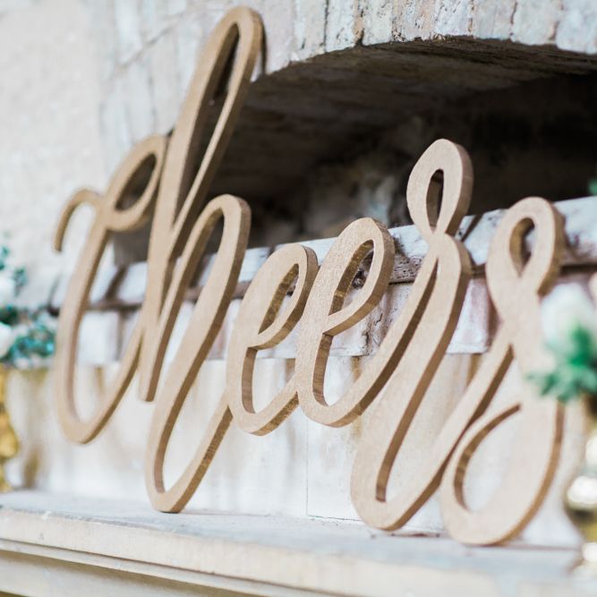 Laser Cut Wood Bar Sign