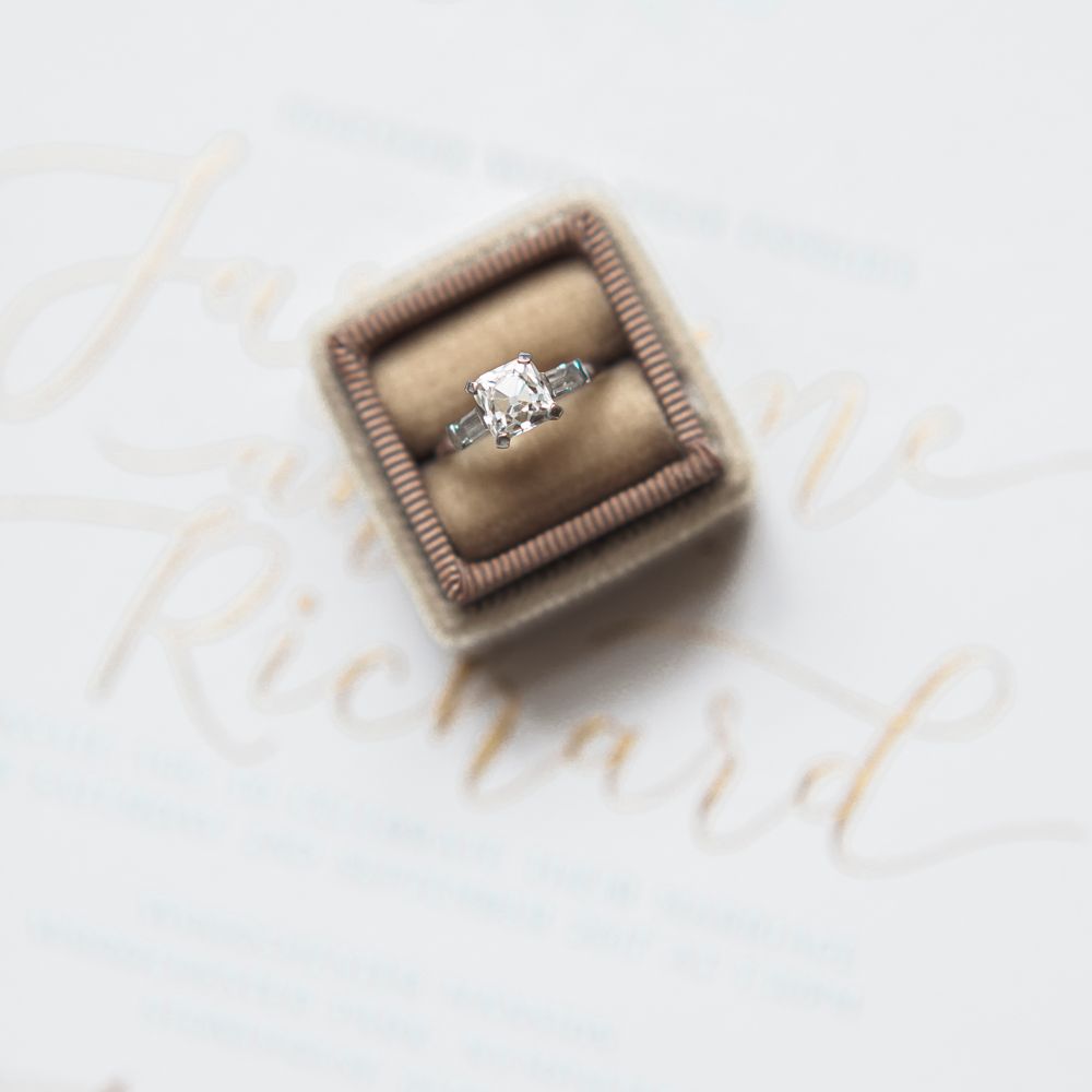 Gold Ring Box For Engagement Ring