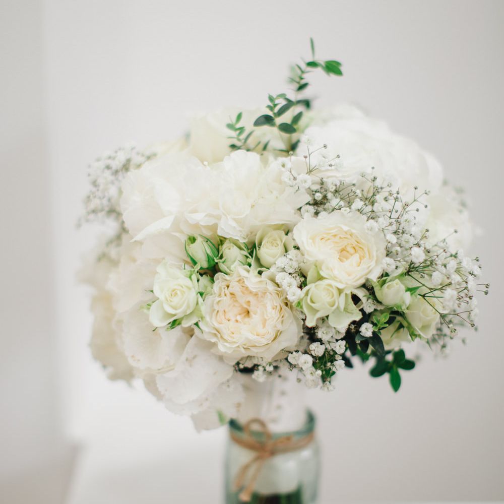 White Bridal Bouquet