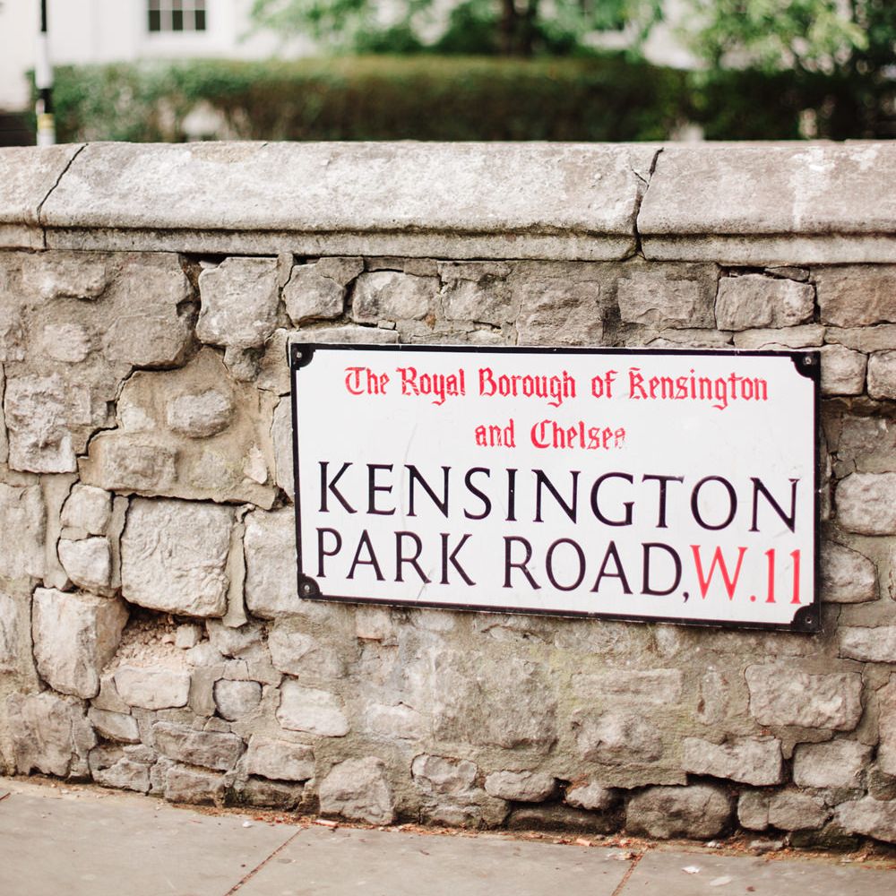 Kensington Road Sign