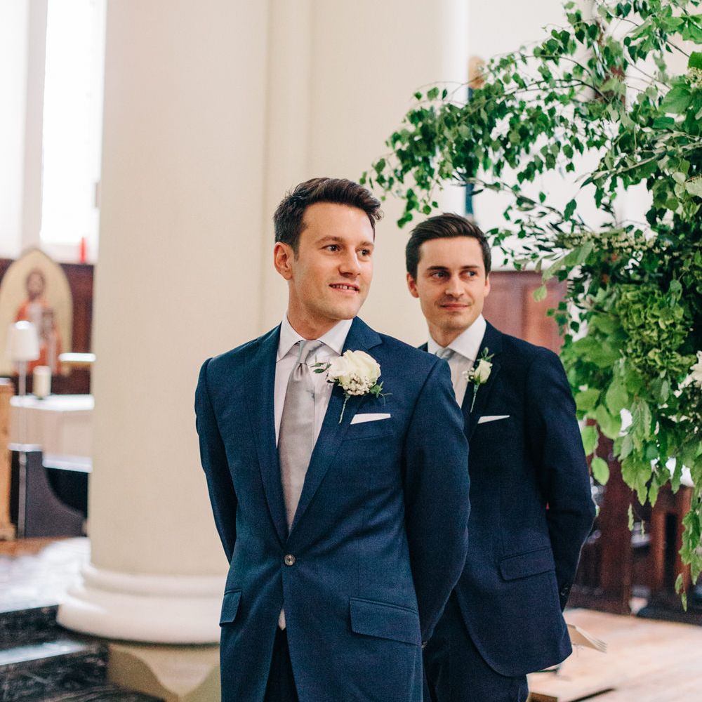 Groom at the Altar