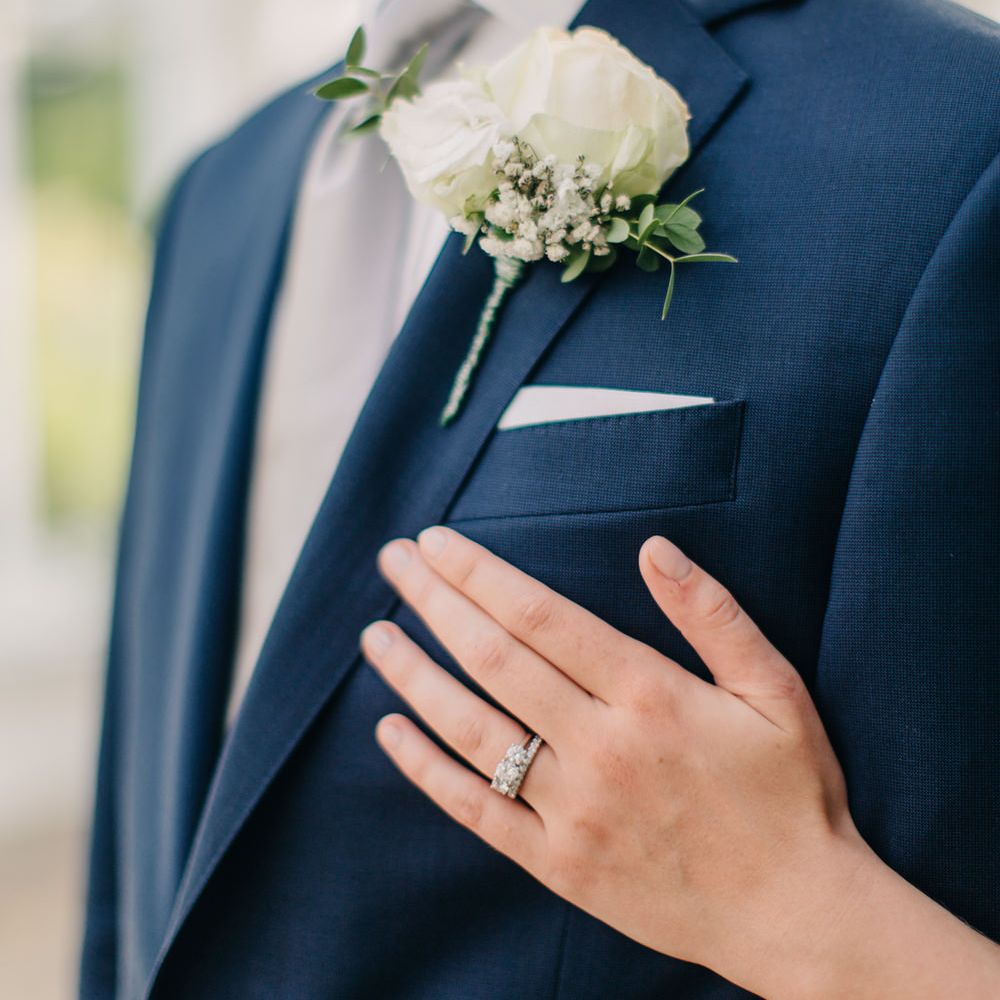 Wedding Band & Buttonhole
