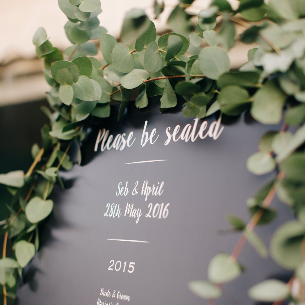 Blackboard Table Plan