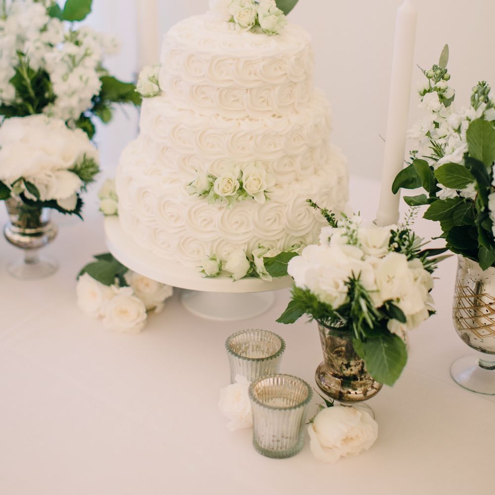 Elegant White Marks and Spencer Wedding